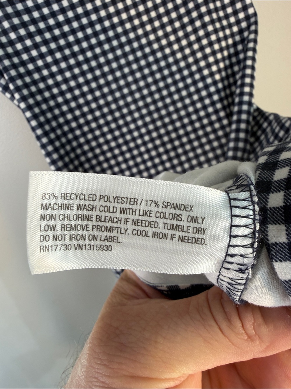 Wild Fable Butterbliss Navy and White Checked Athletic Dress, xxs - Picture 5 of 5